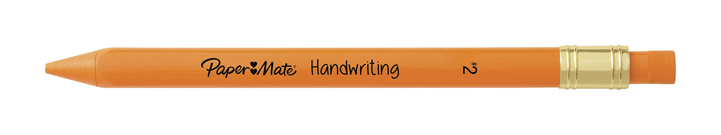 Paper Mate Handwriting Triangular Mechanical Pencil Set with Lead & Eraser Refills, 1.3mm, School Supplies, Office Supplies, Sketching Pencils, Drafting Pencil, Fun Barrel Colors, 8 Count