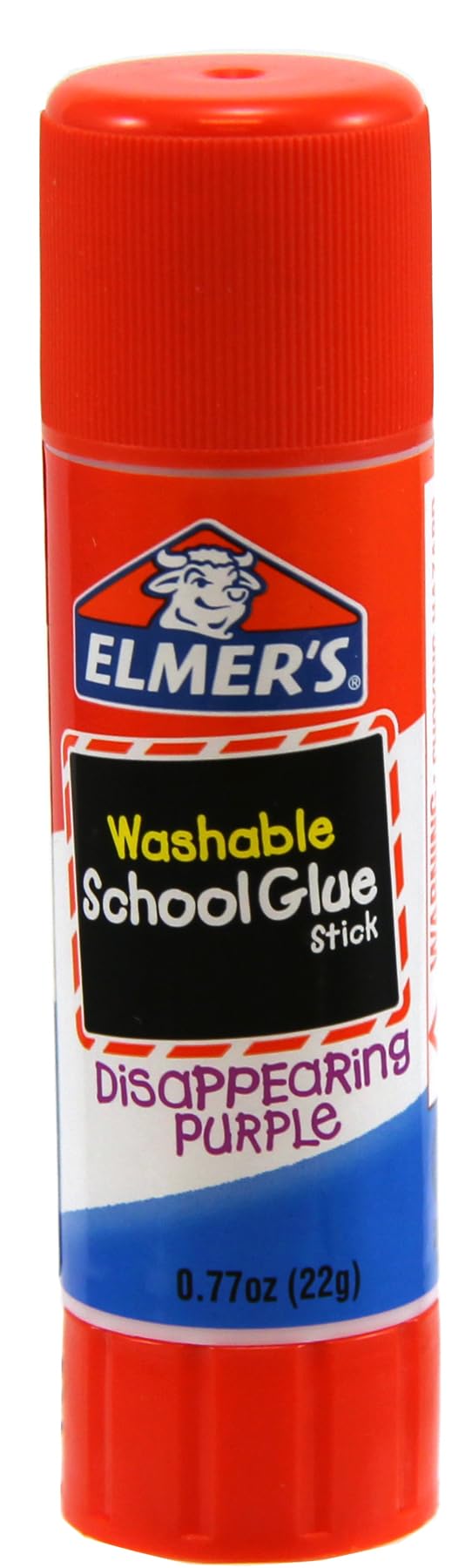 Elmer's Disappearing Purple School Glue Sticks, Washable, 22 Grams, 3 Count