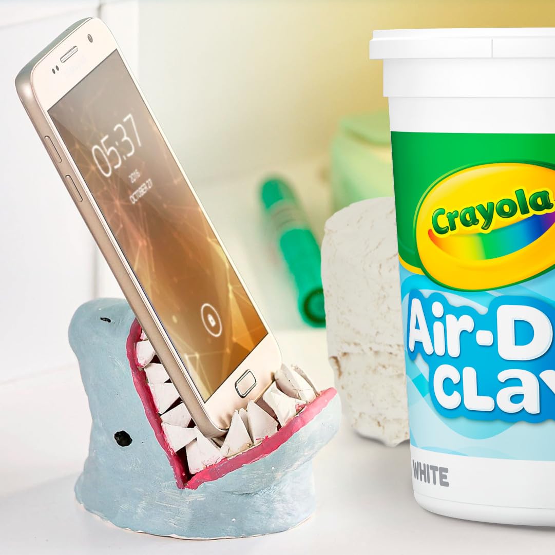 Crayola Air Dry Clay (5lbs), Natural White Modeling Clay for Kids, Sculpting Material, Bulk Craft Supplies for School Classrooms