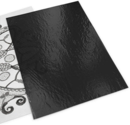 Arteza Graphite Transfer Paper, 9 x 13 Inches, 60 Sheets, Gray Carbon Paper for Tracing and Transferring Drawings onto Wood, Paper, Canvas, Arts & Crafts Projects