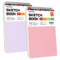 Soucolor 9"x12" Sketch Book 2-Pack: Easter Basket & Holiday Art Supplies for Kids Ages 5-15, Teens & Adults, Creative Gift Set for Birthdays, School Projects, and All-Season Crafting