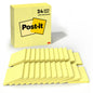 Post-it Notes, 3 in x 3 in, 24 Sticky Notes Pads, 100 Sheets per Pad, The Iconic Canary Yellow Note, New Year Organization or Second Semester School Supplies