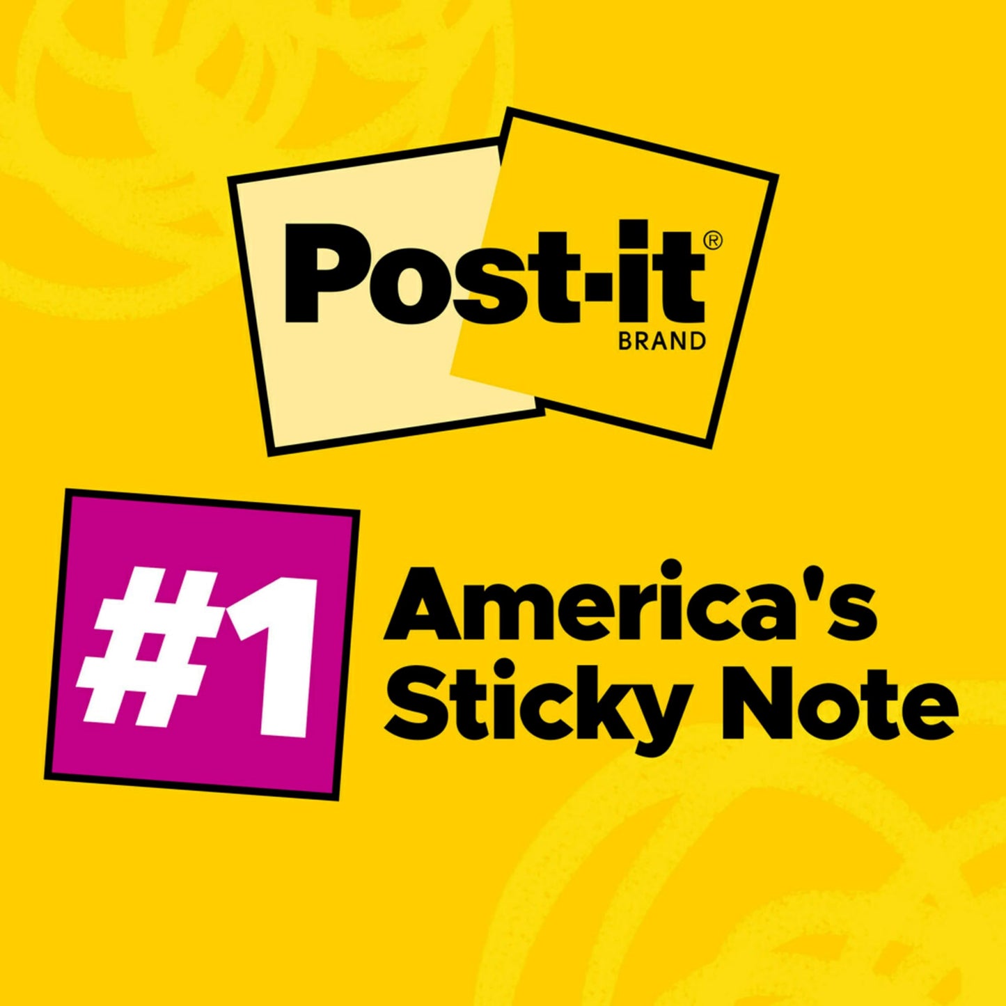 Post-it Notes, 12 Sticky Note Pads, 3 in. x 3 in., School Supplies for College Students and K-12 Teachers, Easy to Reposition Memo Pads Set, Great for Books and Paper, Canary Yellow