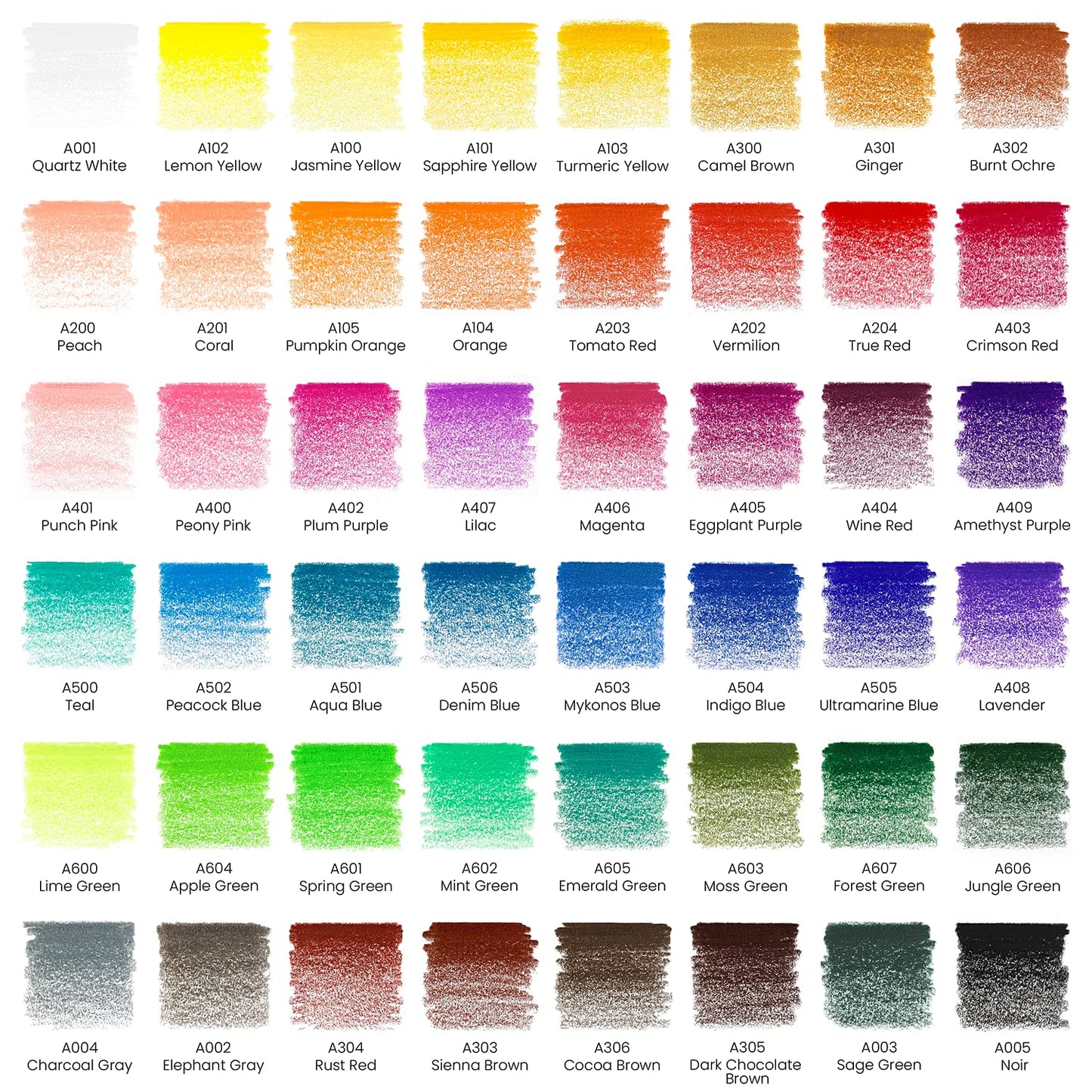 ARTEZA Colored Pencils, 48 Soft Color Pencils, Highly-Pigmented, Wax-Based Coloring Pencils for Artists, and Beginners