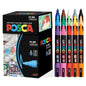 Posca Paint Markers, 5M Medium | 15PC | Posca Markers Set with Reversible Tips of Acrylic Paint Pens